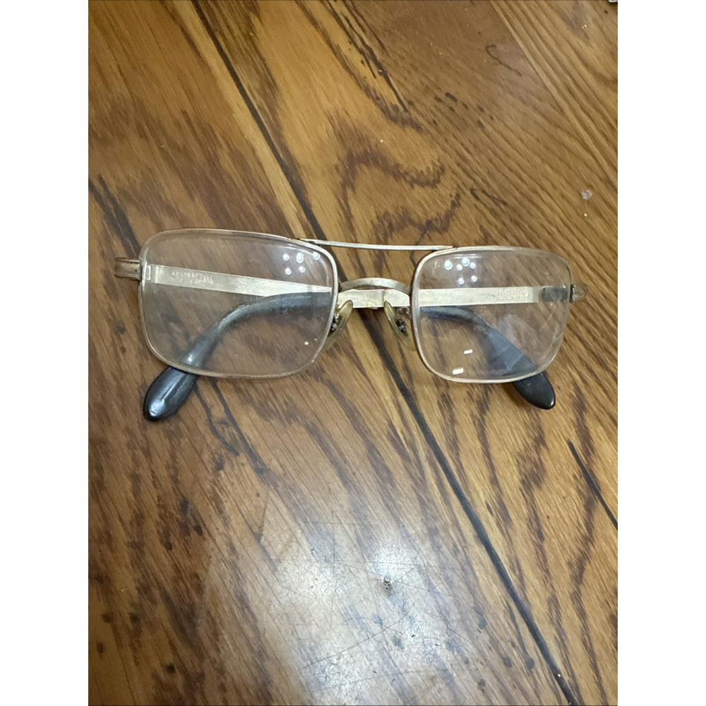 Vintage Art Craft 1/20 12K Genuine Gold Glasses Made In USA 5 1/4